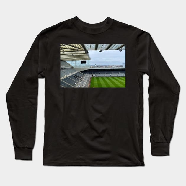 St James Park, Newcastle upon Tyne Long Sleeve T-Shirt by Violaman